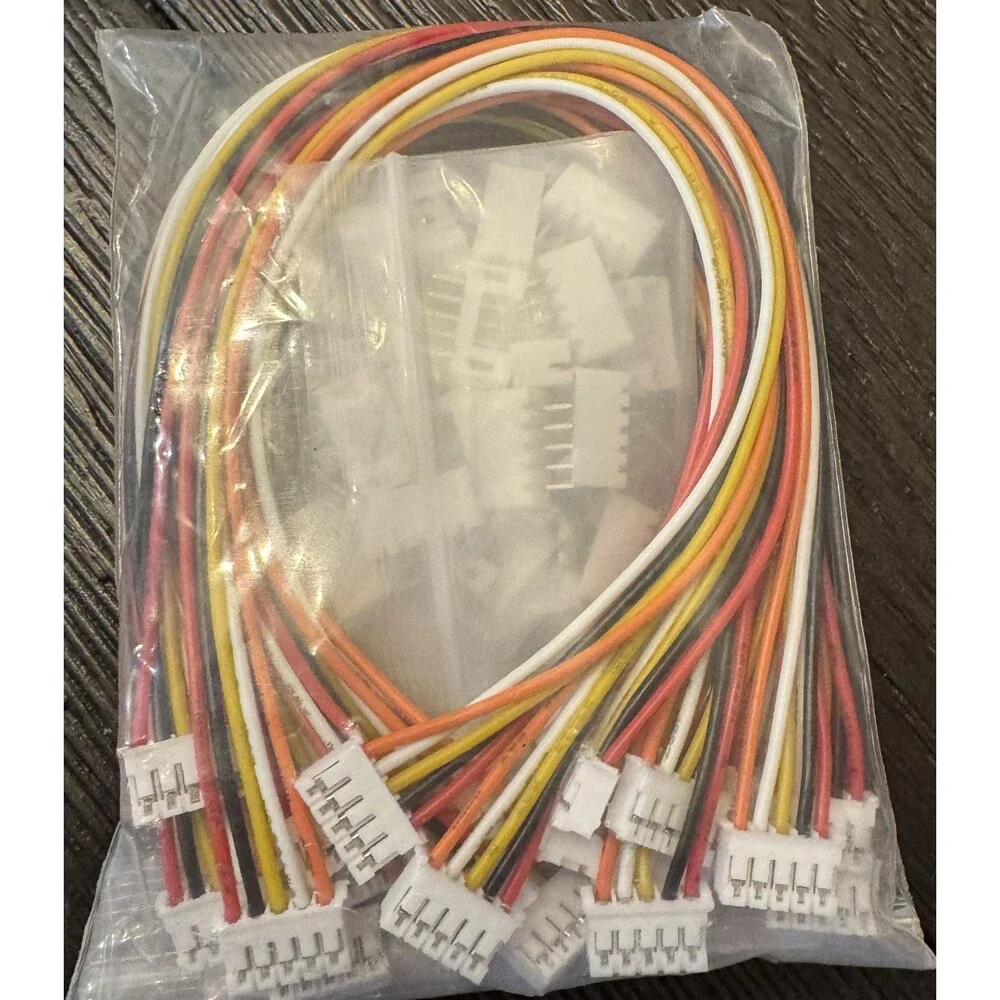 ST PH 2.0mm 6Pin Plug Connector JST PH 2.0mm Pitch 6 Pin Male Female Connector